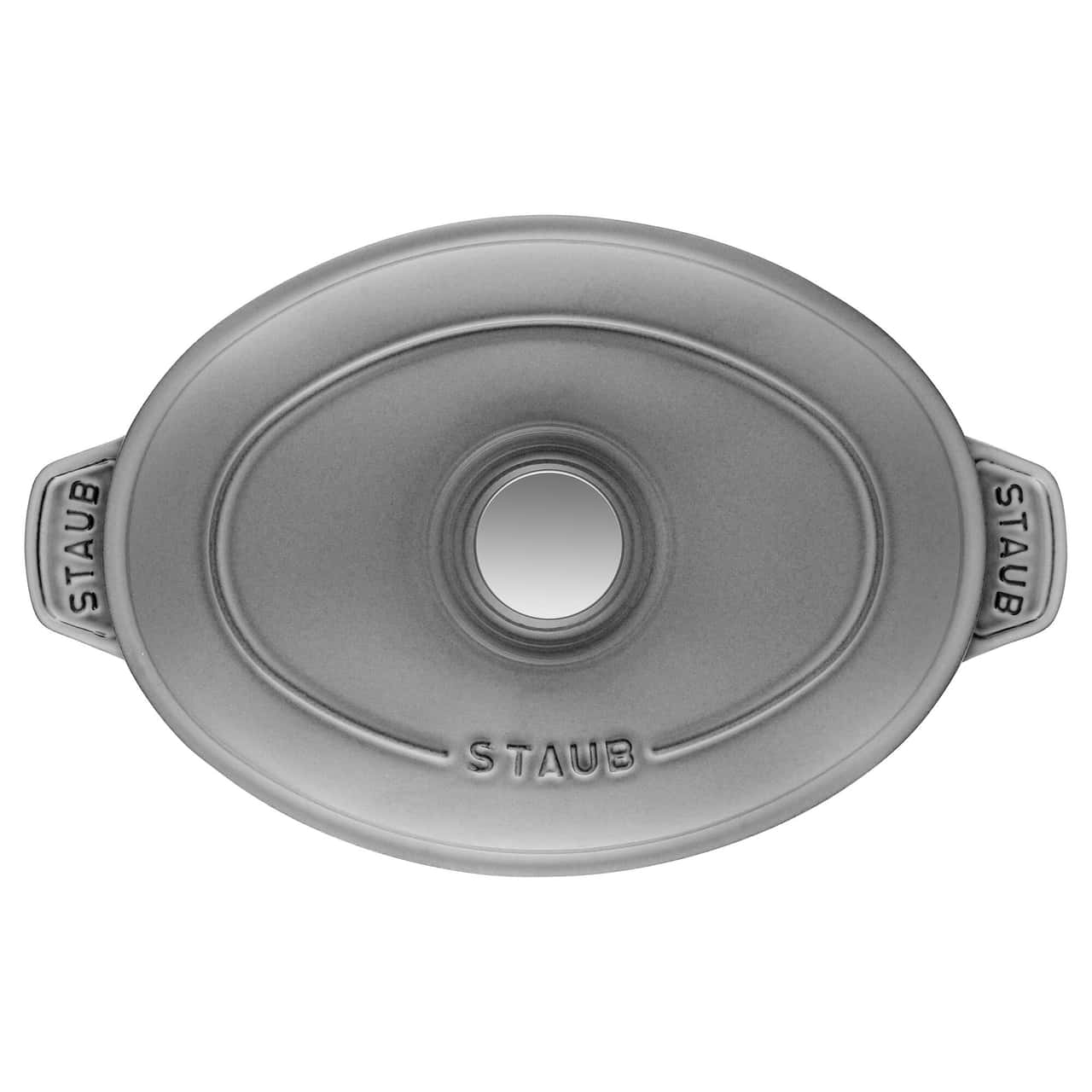 STAUB | SPECIALITIES - Ofenform mit Deckel - oval - 230mm - Gusseisen - Graphit-Grau