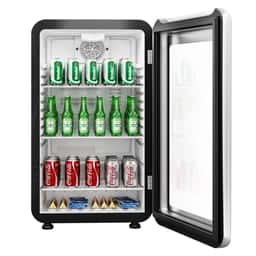 Minibar-Kühlschrank - 500mm - 120 Liter - 1 Glastür & LED-Beleuchtung