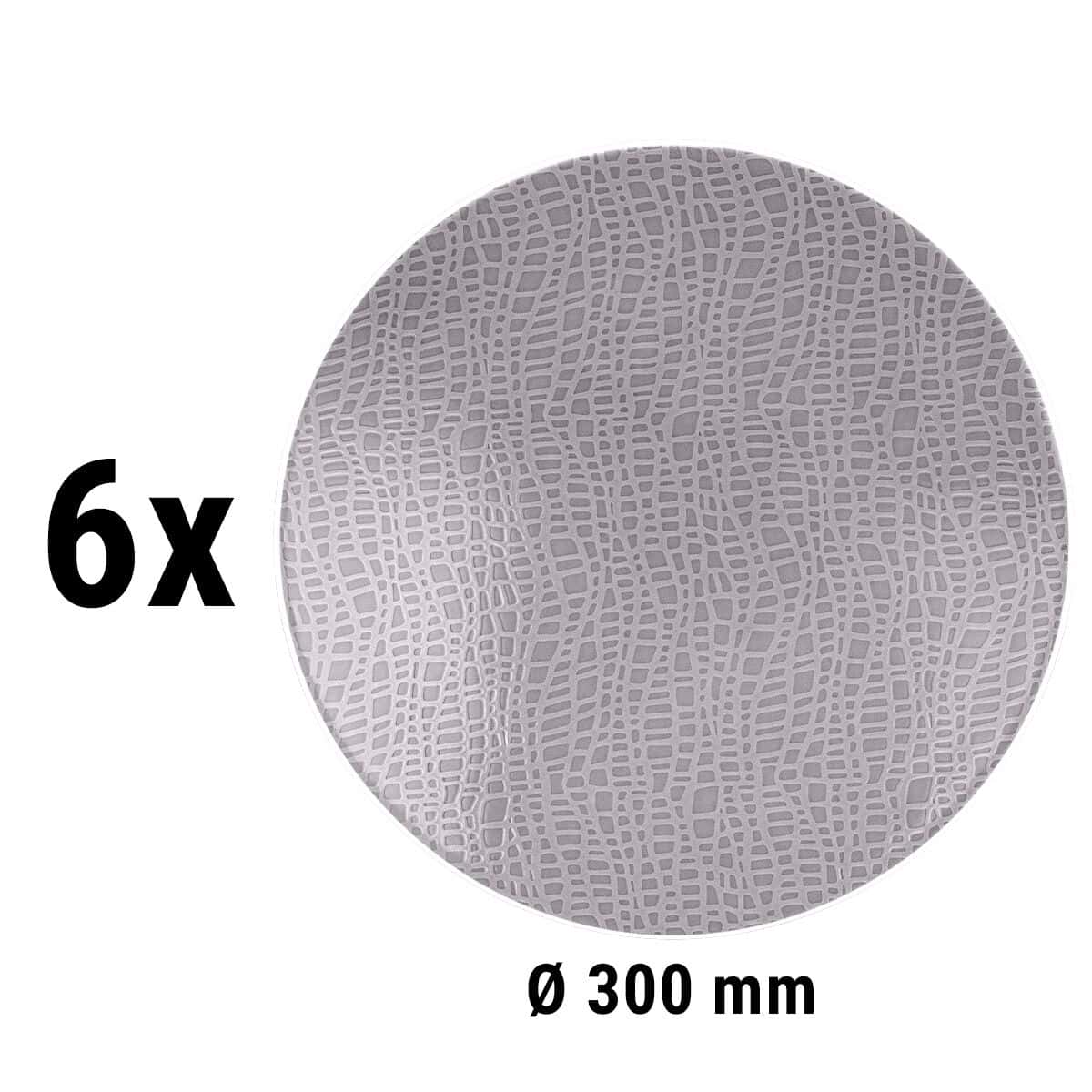 (6 pieces) Seltmann Weiden - Coup plate flat - Ø 300mm