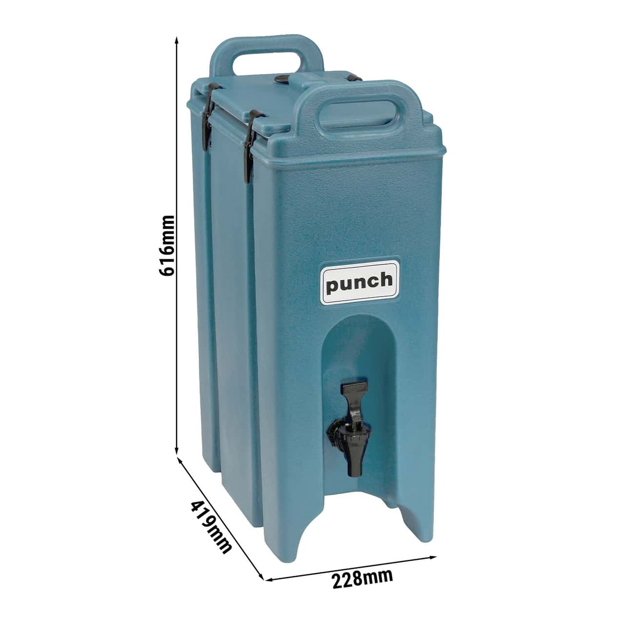 CAMBRO | CAMTAINERS® - isolierter Gertränkebehälter - 18,9 Liter - Schieferblau