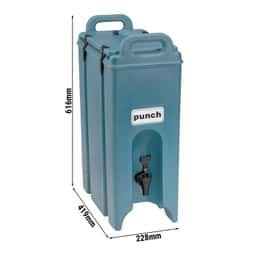 CAMBRO | CAMTAINERS® - isolierter Gertränkebehälter - 18,9 Liter - Schieferblau