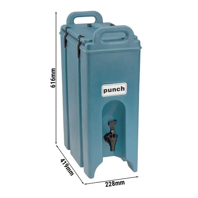 CAMBRO | CAMTAINERS® - isolierter Gertränkebehälter - 18,9 Liter - Schieferblau