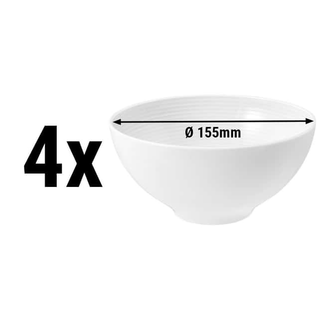 (4 pieces) Seltmann Weiden - Bowl round - Ø 155 mm