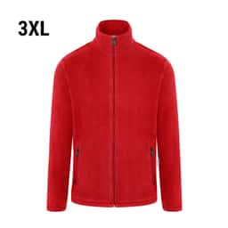 KARLOWSKY | Herren Workwear Fleecejacke Warm-Up - Rot - Größe: 3XL