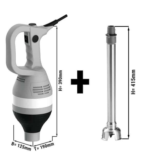 Stabmixer inkl. Mixstab 350mm - 750 Watt - 1 Geschwindigkeit