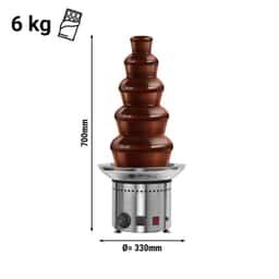 Schokoladenbrunnen - 5 Etagen- Höhe 70 cm