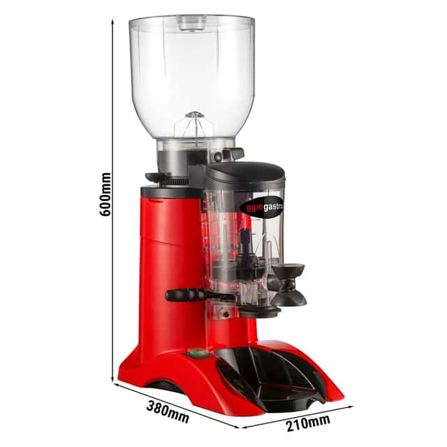 Kaffeemühle - Rot - 2kg - 356 Watt - 77dB