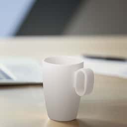 (12 pieces) LUX - Coffee cup Maastricht - 21 cl - Ivory