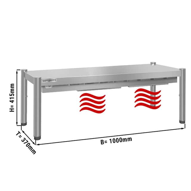 Wärmebrücke PREMIUM - 1000x370mm - mit 1 Etage - Höhe: 415mm