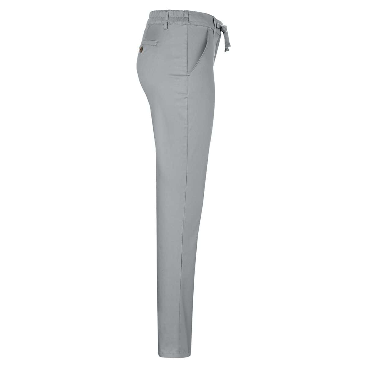 KARLOWSKY | Damen Chinohose Modern-Stretch - Stahlgrau - Größe: 40