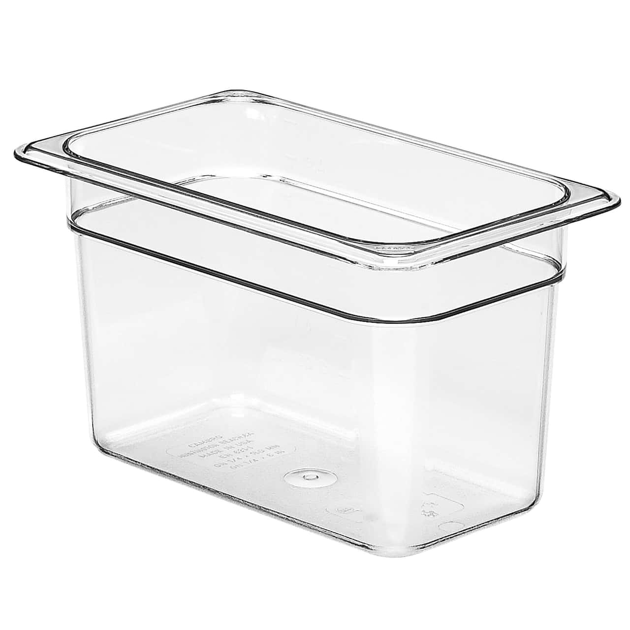 (6 Stück) CAMBRO | CAMWEAR® -  Polycarbonat GN-Behälter 1/4 - Clear - Tiefe 150 mm