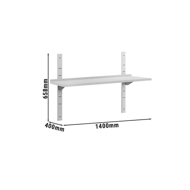 Wandborde ECO - 1400x400mm - mit 1 Etage