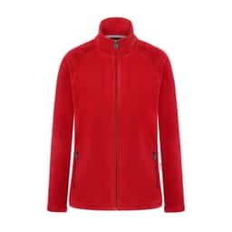 KARLOWSKY | Damen Workwear Fleecejacke Warm-Up - Rot - Größe: L