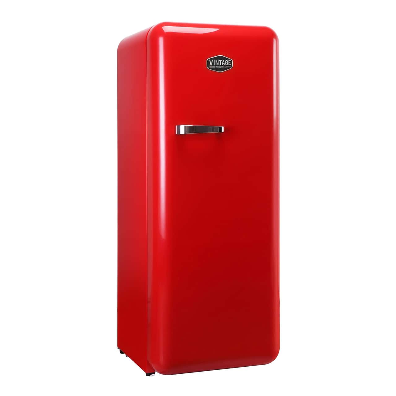 GASTRO-COOL | Retro-Kühlschrank - 300 Liter - 1 Tür - Rot