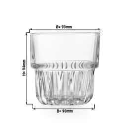 (12 Stück) Allzweck Trinkglas - EVEREST - 355 ml - Transparent