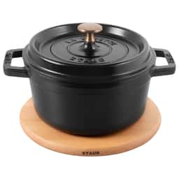 STAUB | SPECIALITIES - Untersetzer magnetisch - 160mm - Braun - Buche