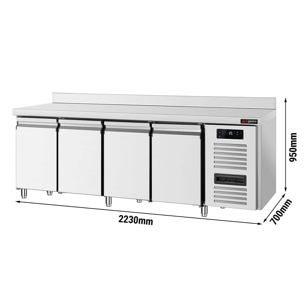 Chladicí stůl ECO - 2230x700mm - 4 dveře