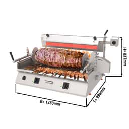 Cag Kebab Maschine - 9,8kW - horizontal - Tischgerät