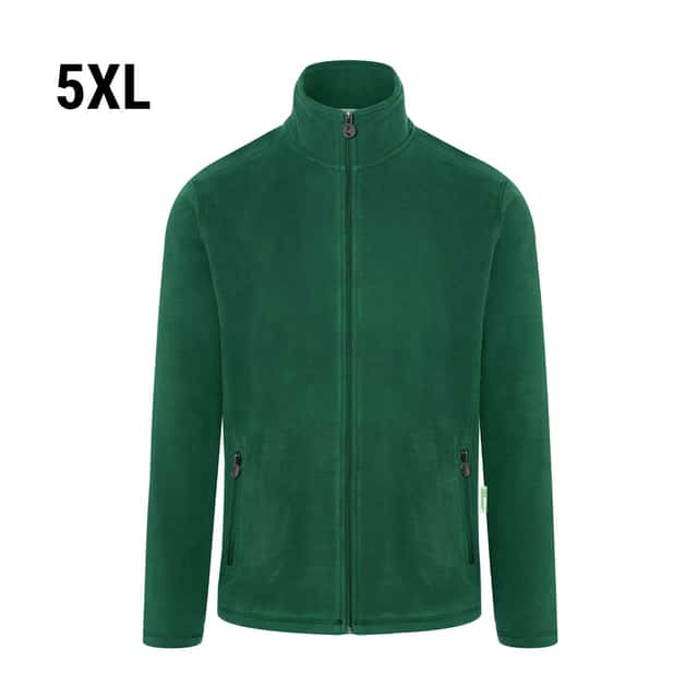 KARLOWSKY | Herren Workwear Fleecejacke Warm-Up - Waldgrün - Größe: 5XL