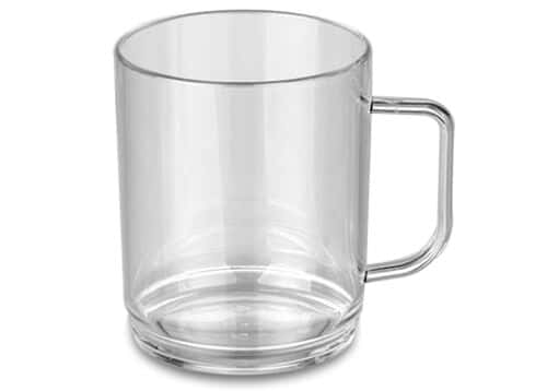 (50 Stück) Polycarbonat Tee-/Kaffeetasse, clear - 250 ml