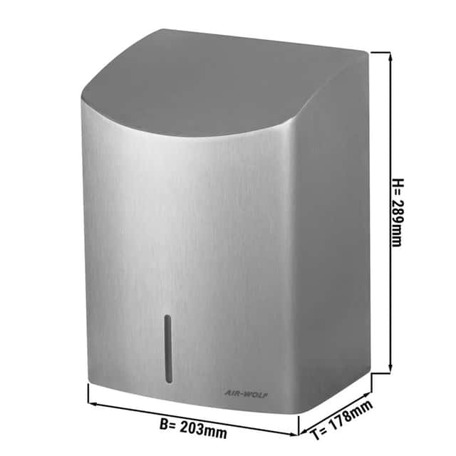AIR-WOLF | Händetrockner mit Infrarotsensor - Edelstahl