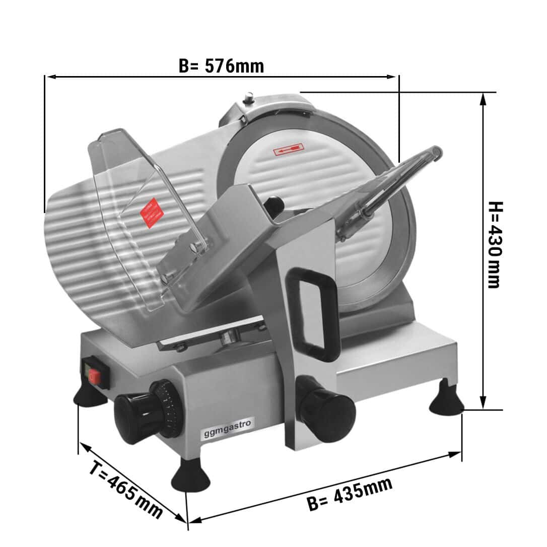 Aufschnittmaschine - 250 Watt - Messer: Ø 300mm