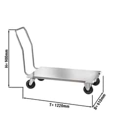 Transportwagen - 610x1220mm - mit 1 Abstellfläche