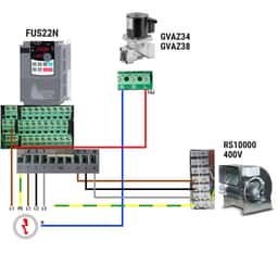 Radialventilator 10000m³ pro Std. - rpm 900 - für Airboxen