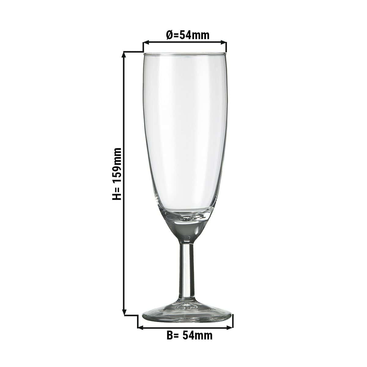 (6 Stück) Sektglas - GILDE - 160 ml