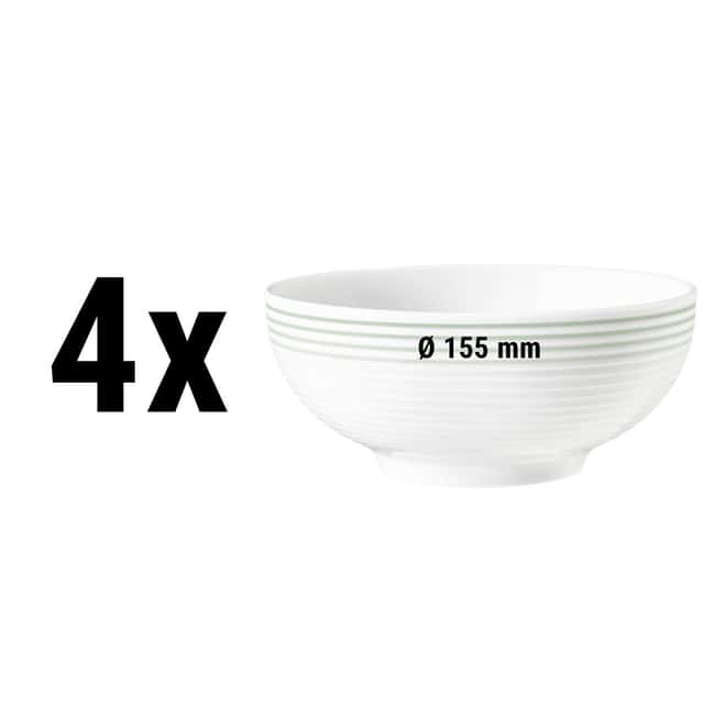 (4 pieces) Seltmann Weiden - Bowl round - Ø 155 mm