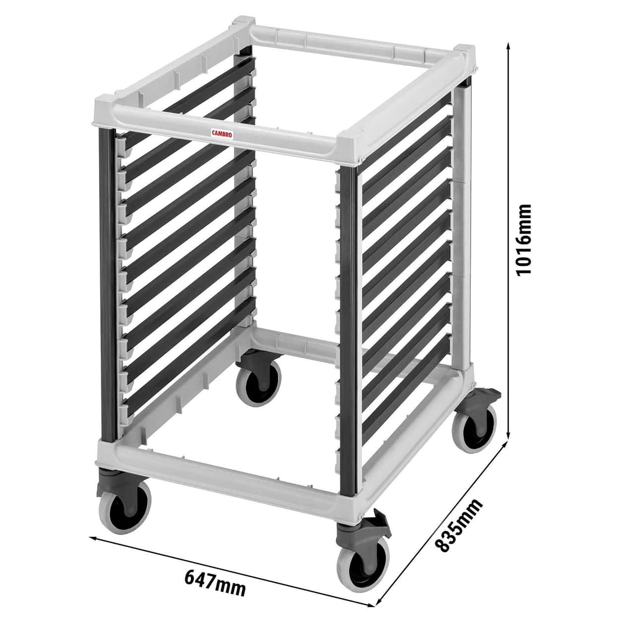 CAMBRO | Vozík CAMSHELVING® pro 9x GN nádobu 2/1