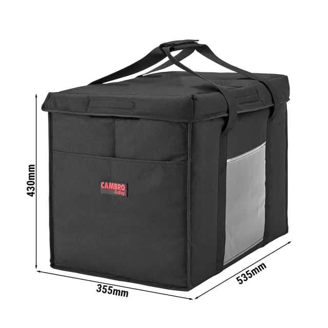 CAMBRO | GOBAG® - Große faltbare Liefertasche für GN 1/1 - Schwarz