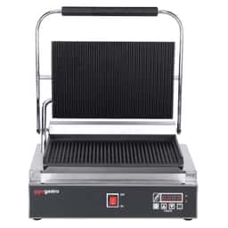 Zubereitungstisch - 1210mm - für 9x GN 1/6 - 2 Türen - inkl. Digitalem Kontaktgrill