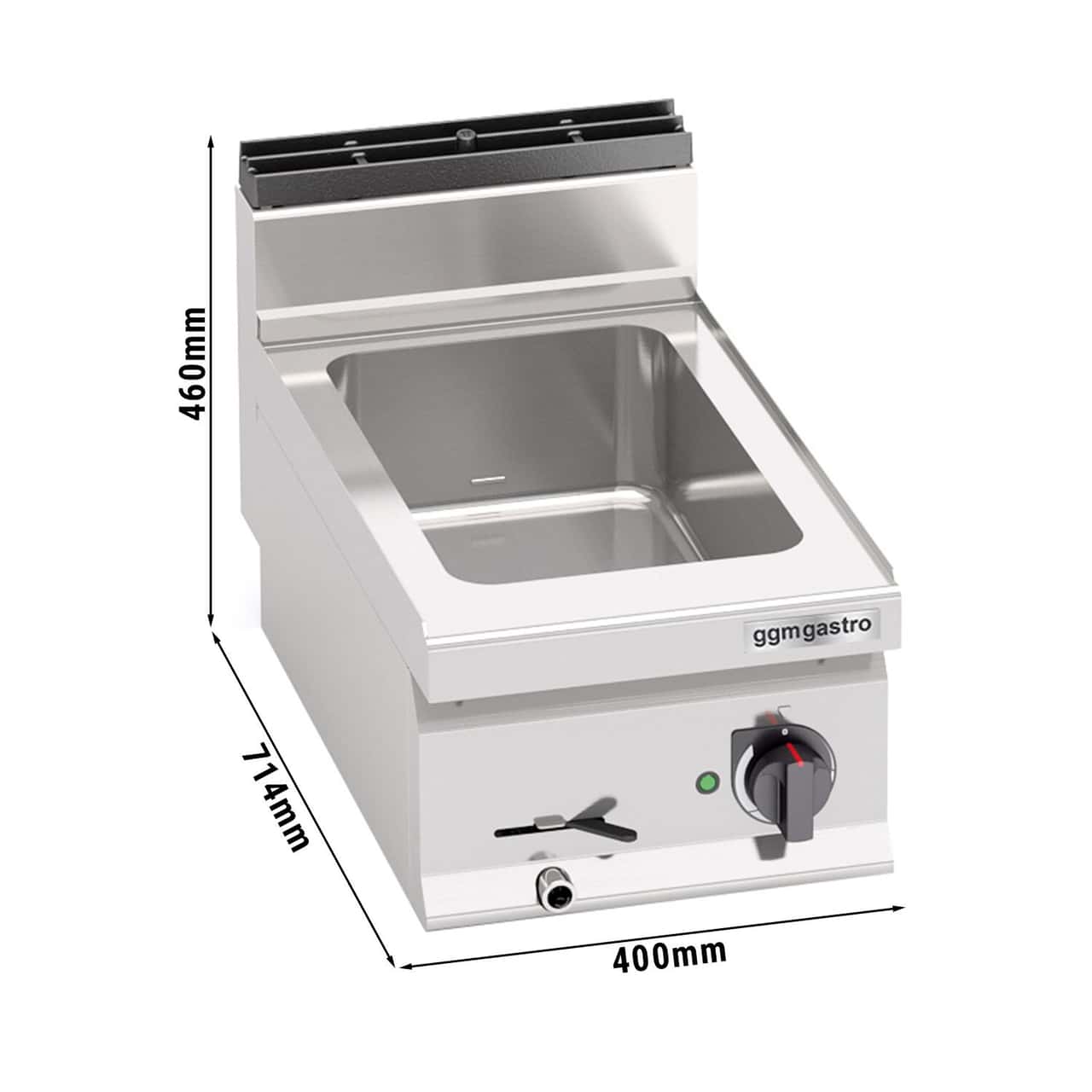 Elektro Bain-Marie - 1,2 kW - 1x GN 1/1