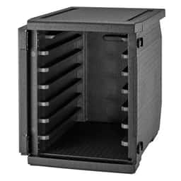 CAMBRO | CAM GOBOX® - Frontloader - EN 60x40 - mit 6 Auflageschienen - Schwarz