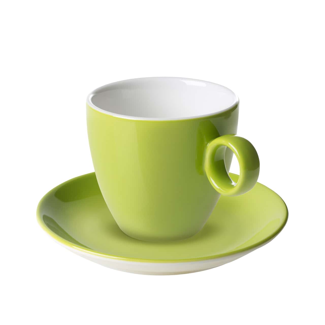 (6 Stück) BART COLOUR CAFE - Kaffeeuntertasse - Ø 135mm - Lime