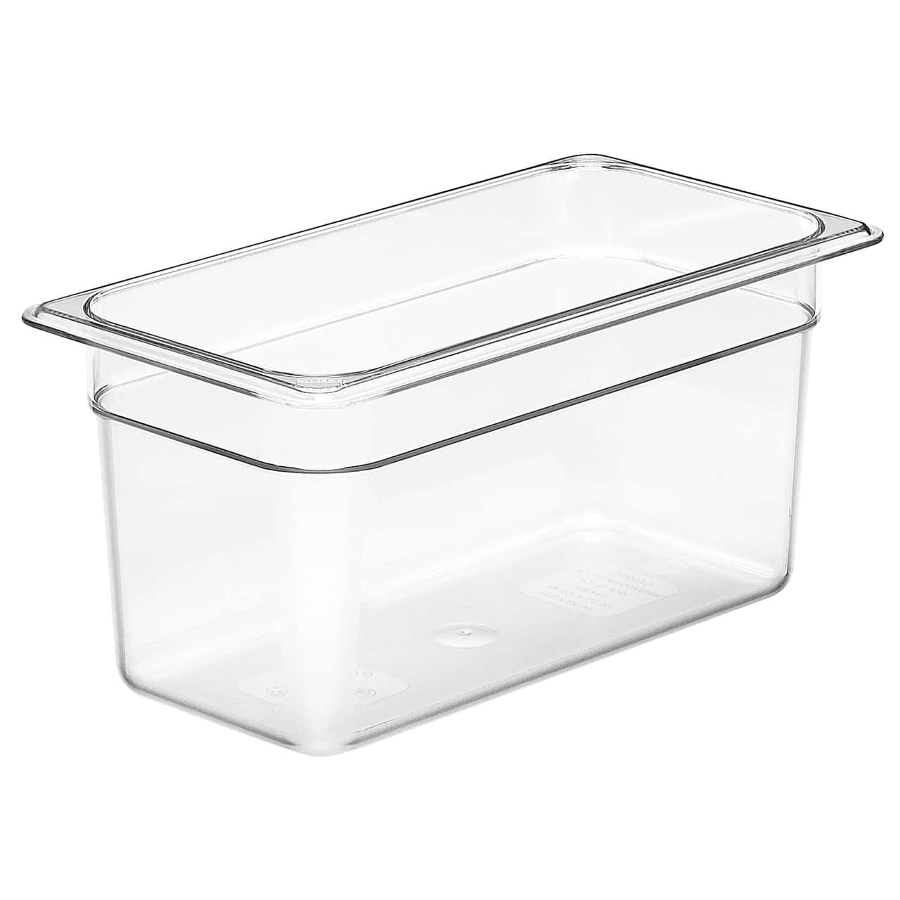 (6 Stück) CAMBRO | CAMWEAR® -  Polycarbonat GN-Behälter 1/3 - Clear - Tiefe 150 mm