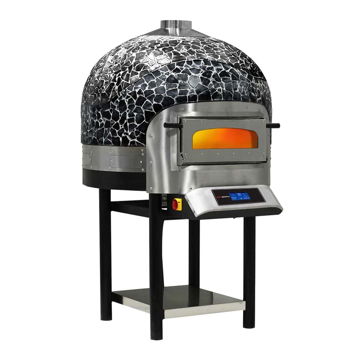 Electric stone pizza oven - rotating 9x 30cm 