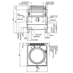 Gas Kochkessel - 100 Liter - 20,9 kW - Indirekte Beheizung