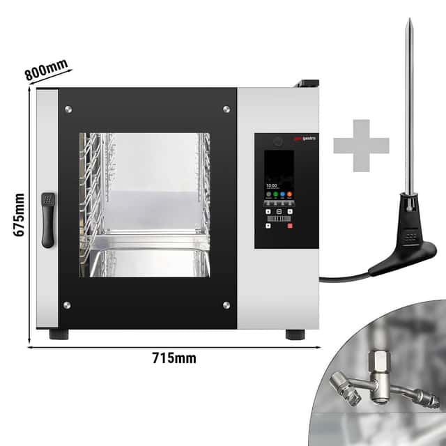 Kombidämpfer - Digital - 5x GN 1/1 - inkl.  GRATIS automatischem Waschsystem