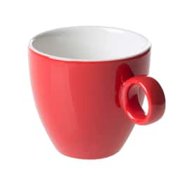 (6 Stück) BART COLOUR CAFE - Kaffeetasse - 170ml - Rot