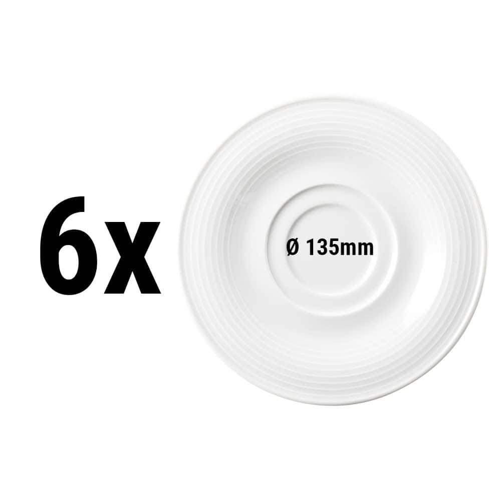 (6 pieces) Seltmann Weiden - Saucer - Ø 135 mm