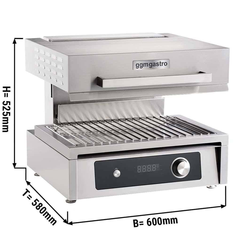 Electric Pita Oven/ Salamander - 4,5 kW - 220 Volt - Electronic Control