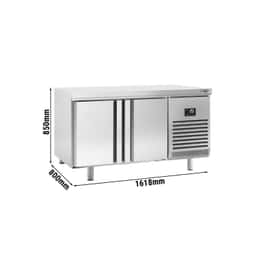 Bäckereikühltisch Premium PLUS - 1618x800mm - mit 2 Türen