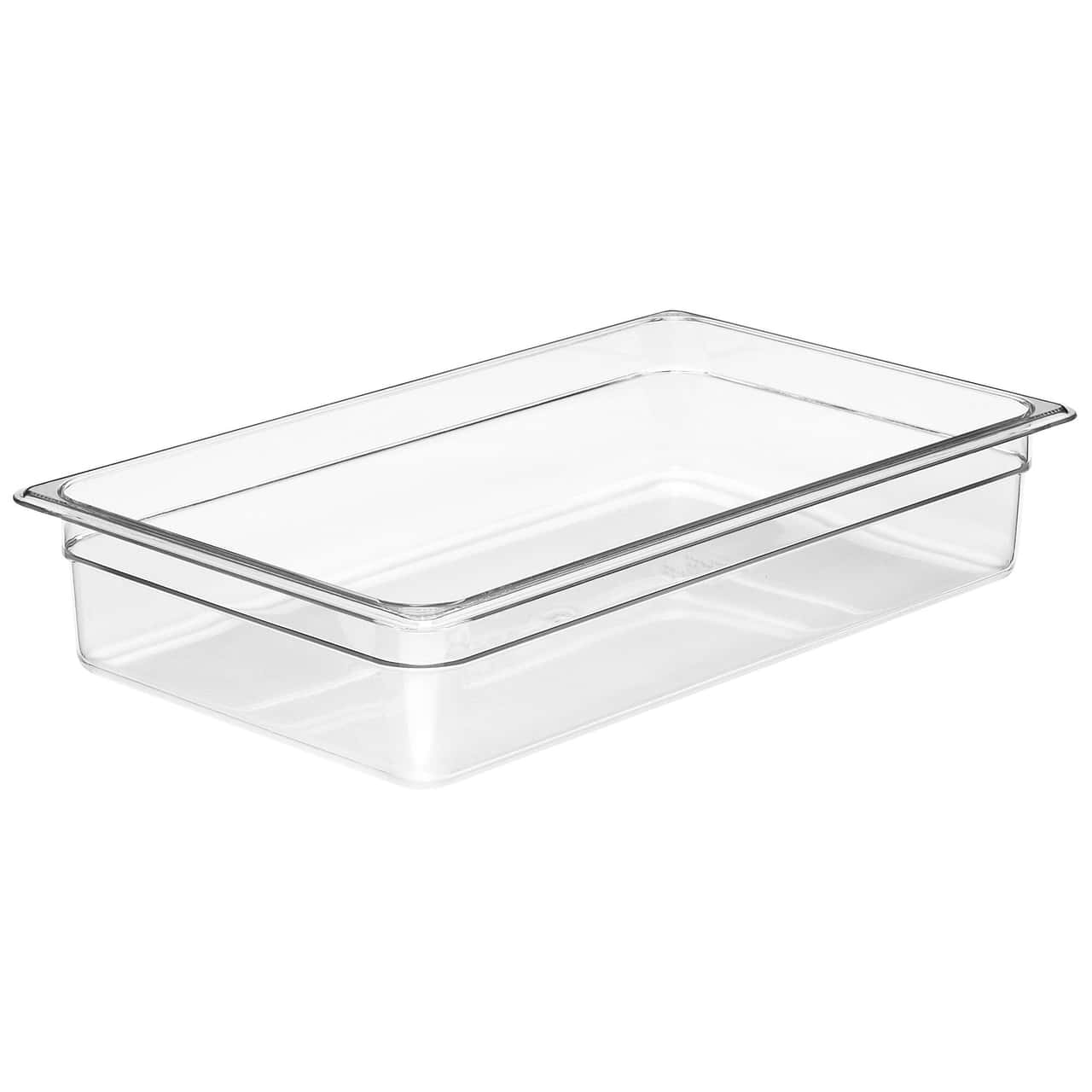 (6 Stück) CAMBRO | CAMWEAR® -  Polycarbonat GN-Behälter 1/1 - Clear - Tiefe 100 mm