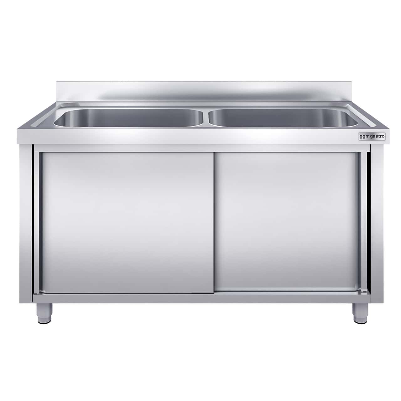 Topfspülschrank - 1600x700mm - mit 2 Becken