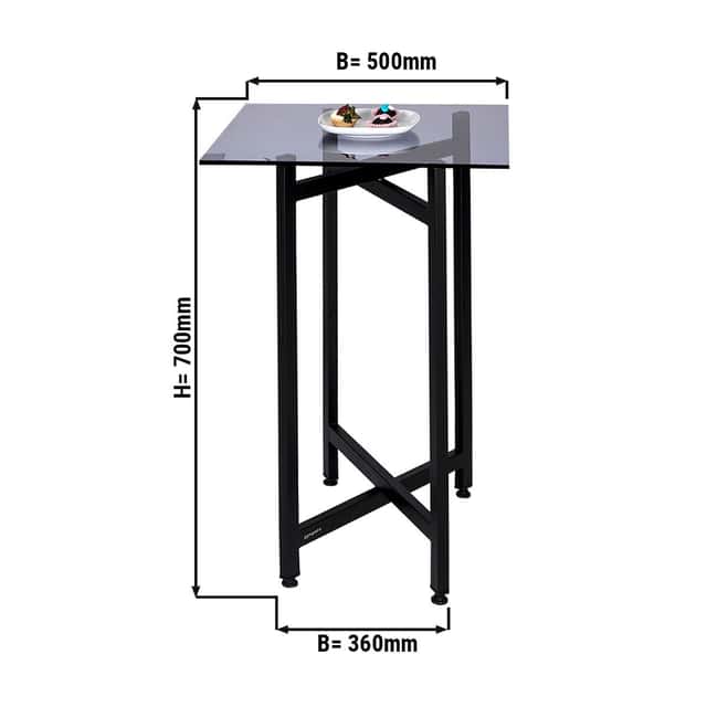 Beistell-/ Couchtisch - klappbar - 50 x 70 cm