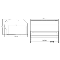 Brotschneidemaschine - Scheibendicke 3-40mm - 1,57 kW