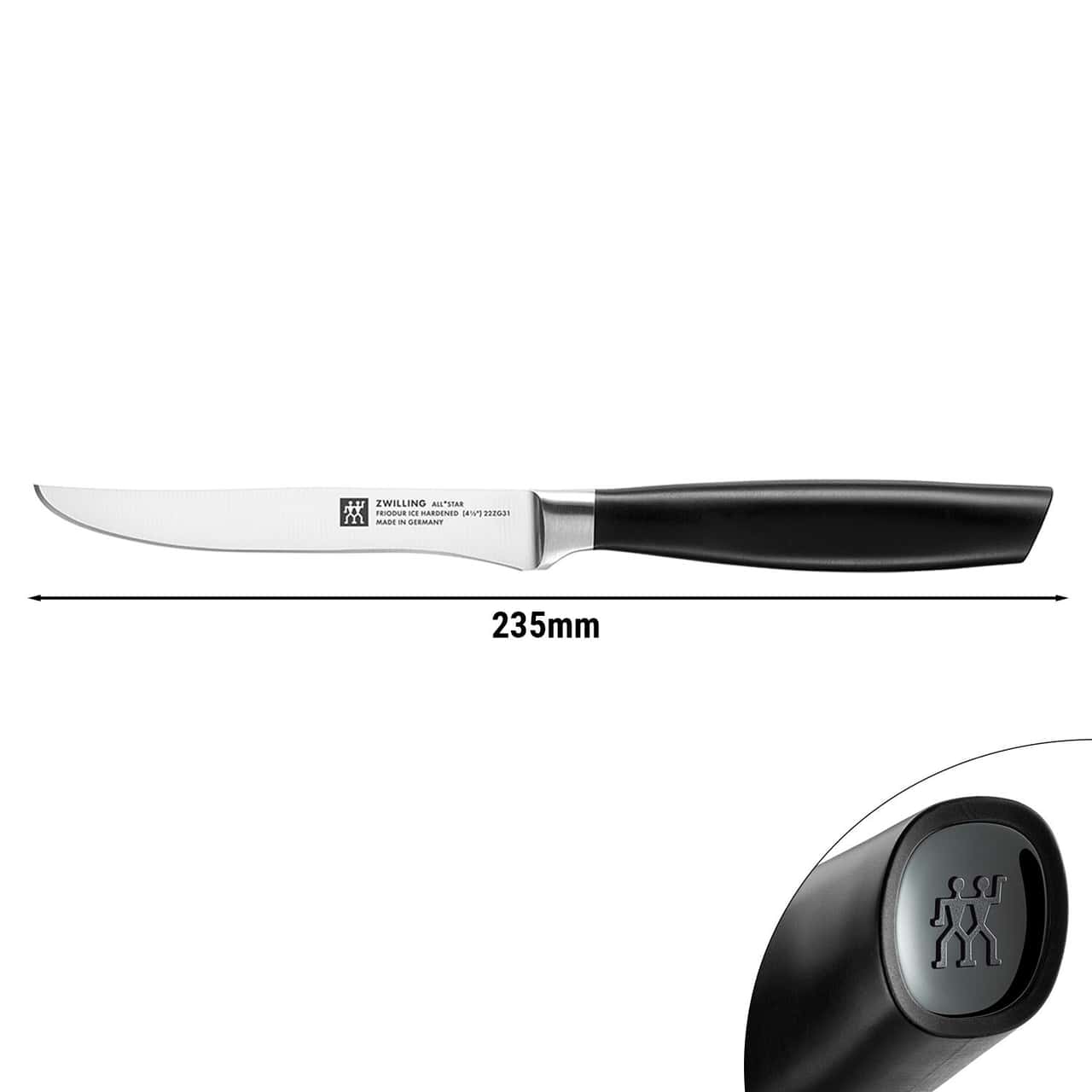 ZWILLING | ALL * STAR - Steakmesser - Klinge: 120mm - Schwarz