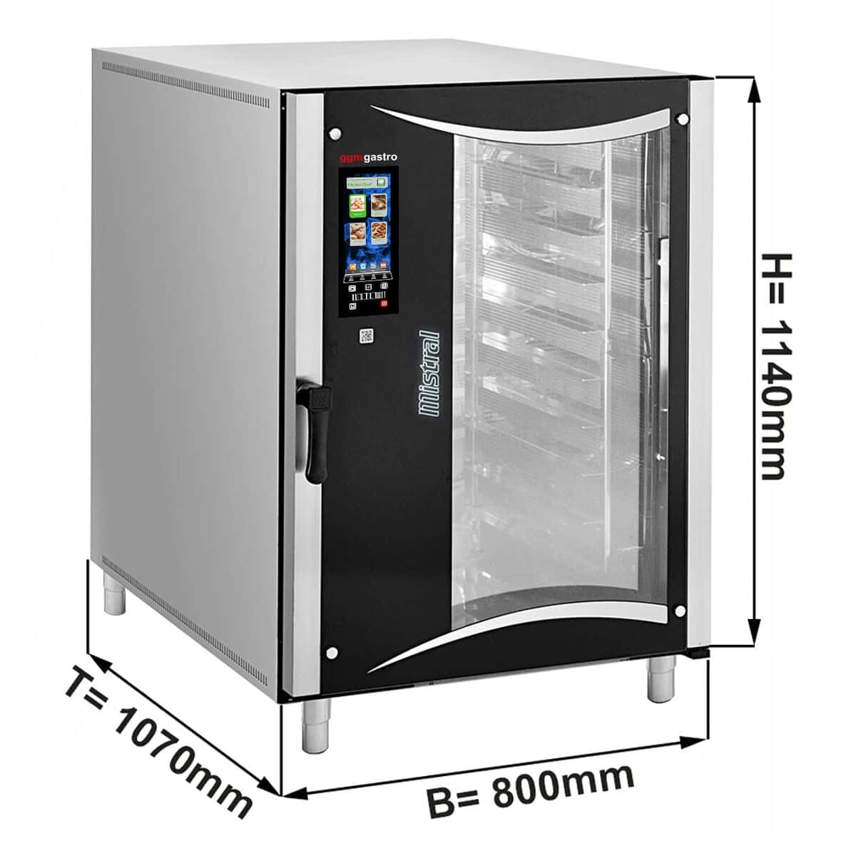 Bäckerei-Kombidämpfer - Touch - 10x EN 60x40